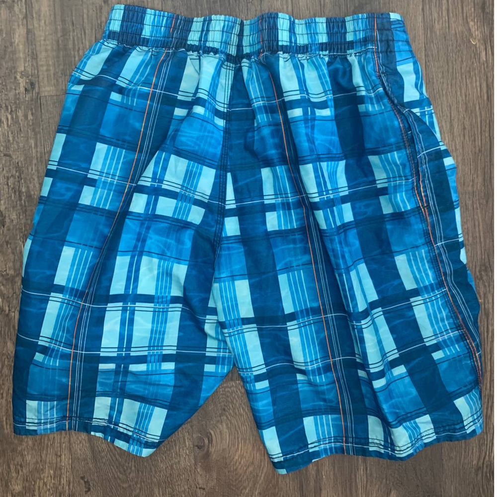 Speedo Men's Swim Trunk Blue Drawstring- M - Picture 2 of 3